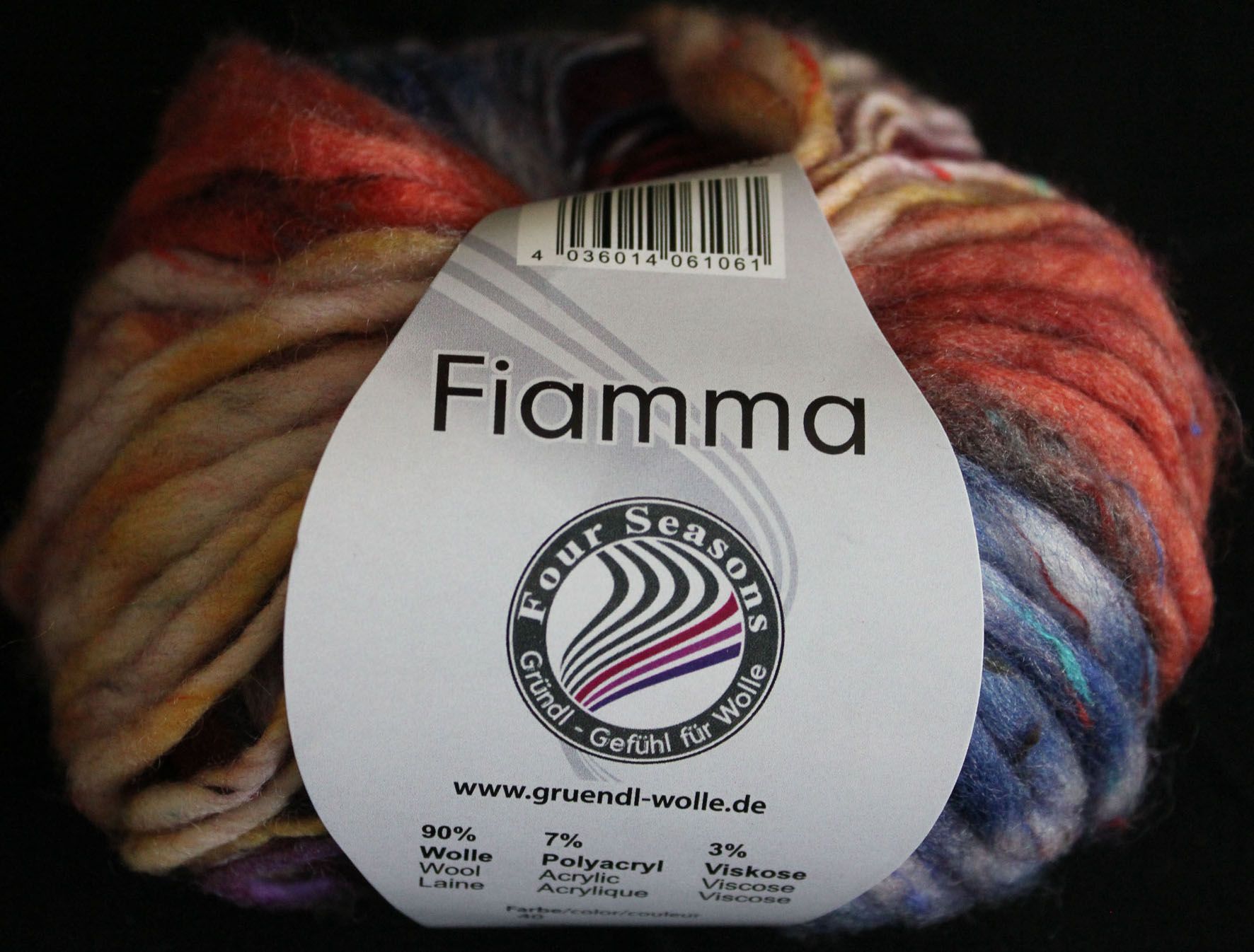 Fiamma Gründl Wolle Effektwolle Accessoireswolle Schalwolle 50g