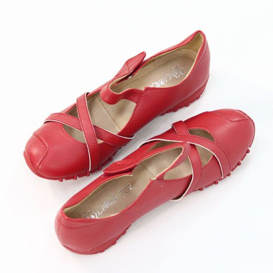 BALLERINA MARY JANE LOOK ROT GR. 41 44 B7370 SCHUHE