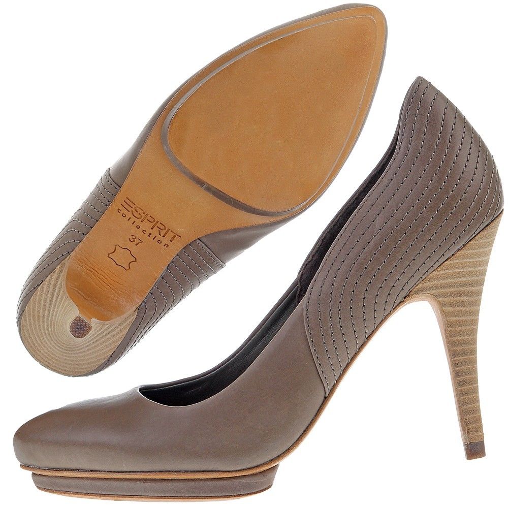 ESPRIT Schuhe Lola Pump DarkTaupe Gr. 41