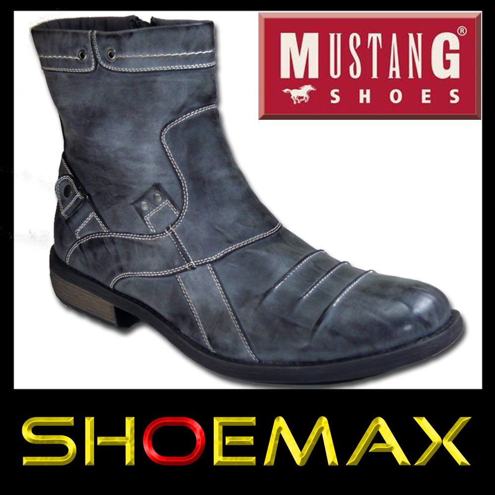 4020602 200 MUSTANG HERREN CITY STIEFEL Gr.47 STEIN