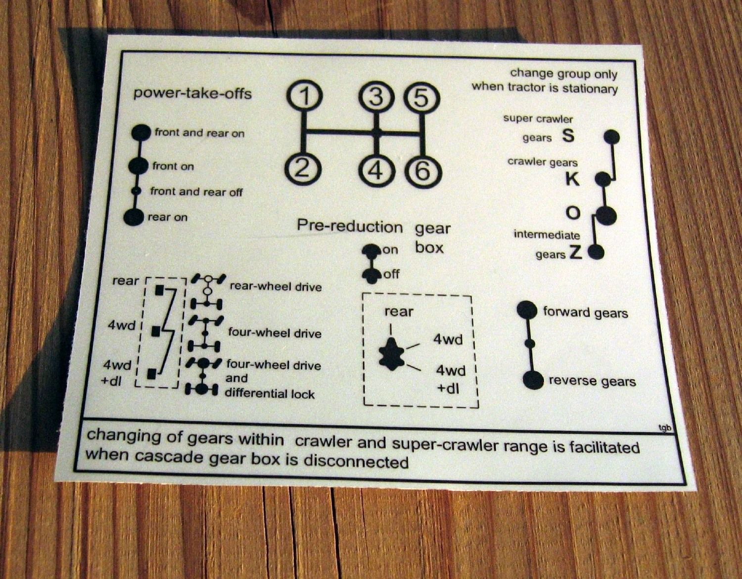 Gears schematic UNIMOG 421 406 pre reduction Gear A53