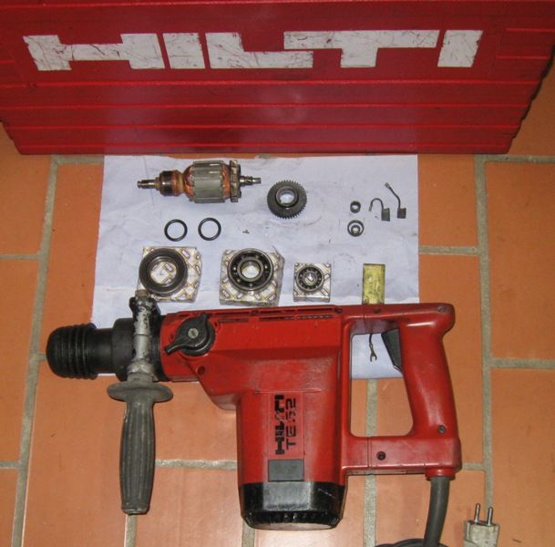 HILTI Bohrhammer TE 52 Zubehör generalüberholt Meisselhammer TE55