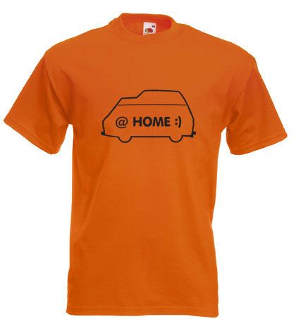 Shirt VW Bus T2/T3 Camper Westi Westfalia at home ) smiley