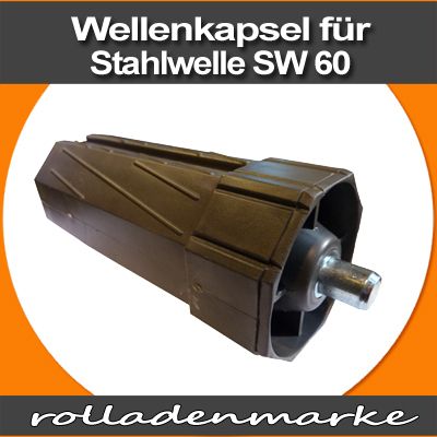 Wellenkern Wellenkapsel Walzenkapsel Rolladenwelle Stahlwelle 60mm