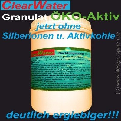 ÖKO Wasserfilter Nachfüll Granulat Kaffee Vollautomaten