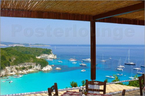 Poster / Leinwandbild Griechenland Greece Antipaxos   Andreas