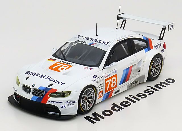 18 Minichamps BMW M3 GT2 #78 Le Mans 2010 Farfus