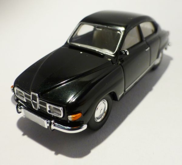 Saab 96, schwarz, 187, H0, Brekina