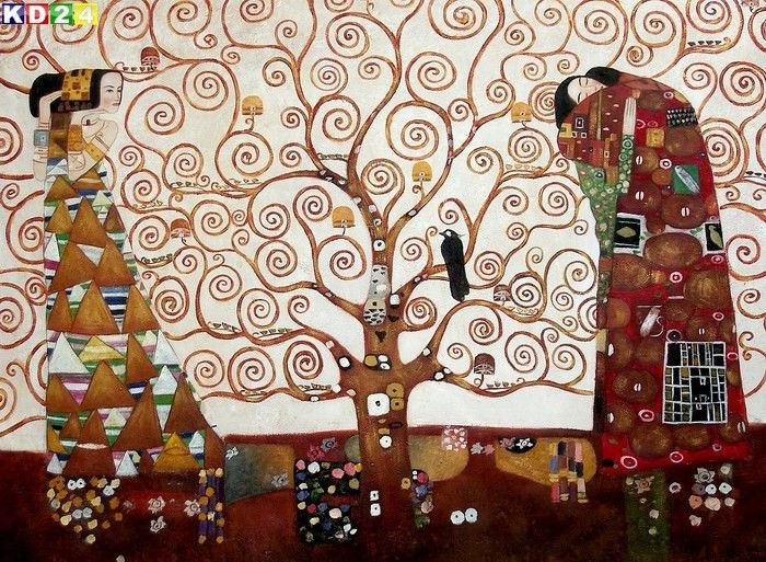 GUSTAV KLIMT BAUM DES LEBENS i72144 80x110cm ÖLGEMÄLDE