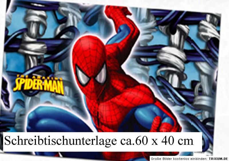 Spiderman Schreibset Stifte Set + Schreibtischunterlage