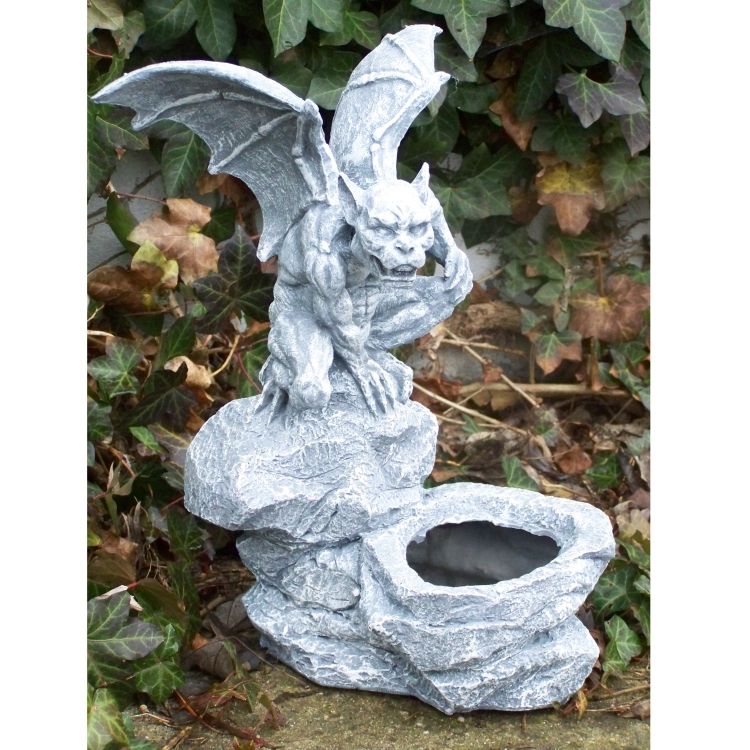 NEUHEIT GARGOYLE PFLANZTOPF STEIN OPTIK 26664A