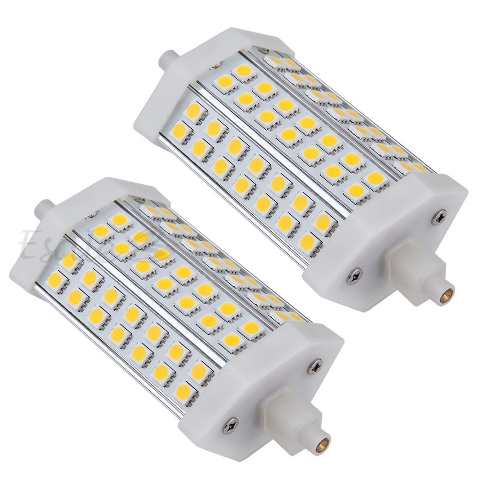 R7s/J118 118mm 42 LED 5050 SMD 10W Strahler Lampe Birne Warmweiß