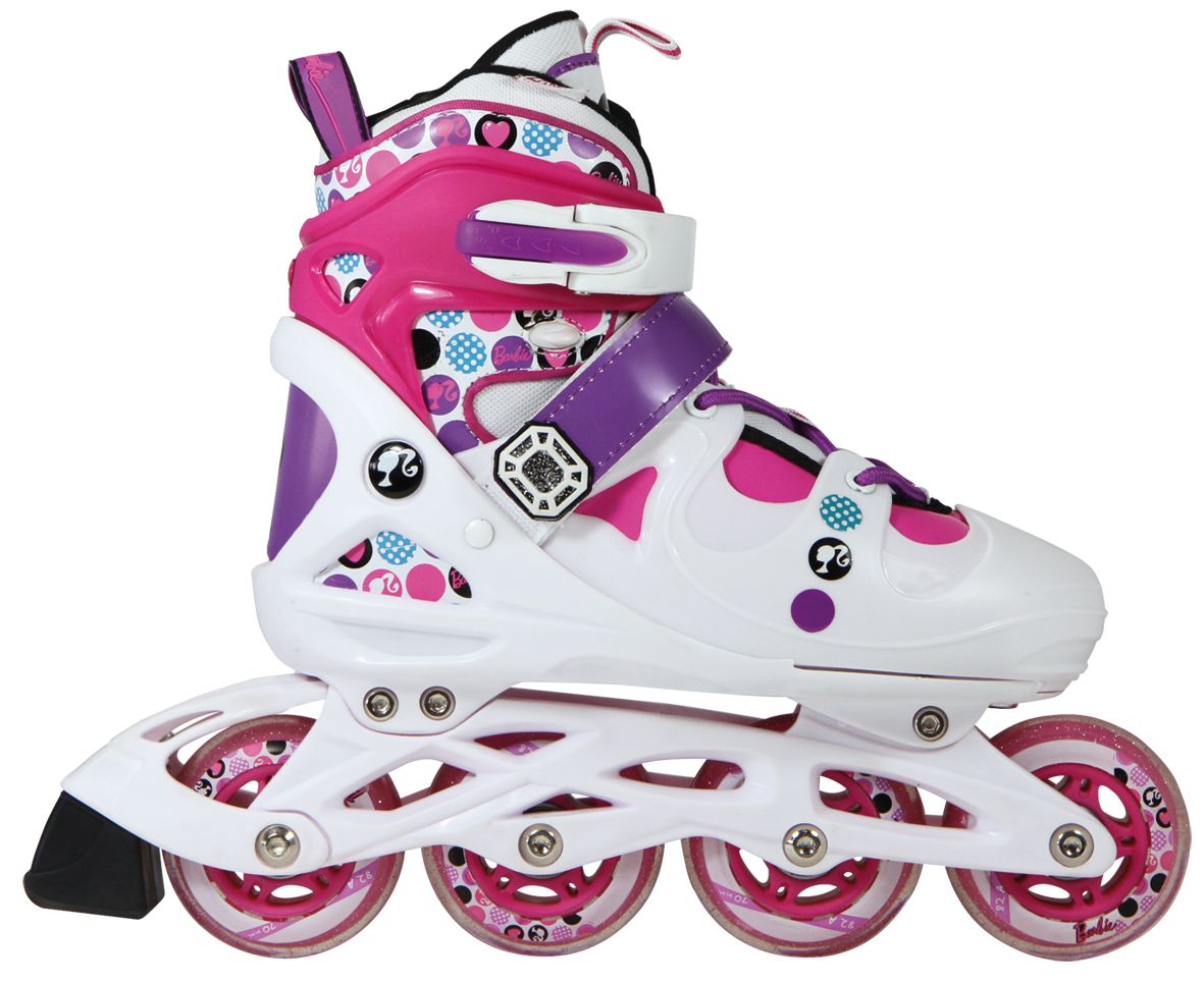 Barbie Inline Skates Fashion Dots 11 fuer Kinder verstellbar Gr 38 42