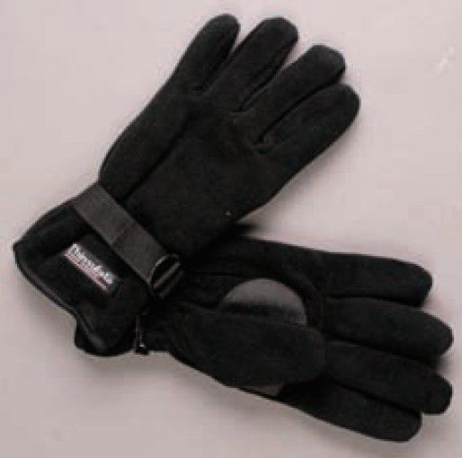 doublesix Strick Handschuhe schwarz