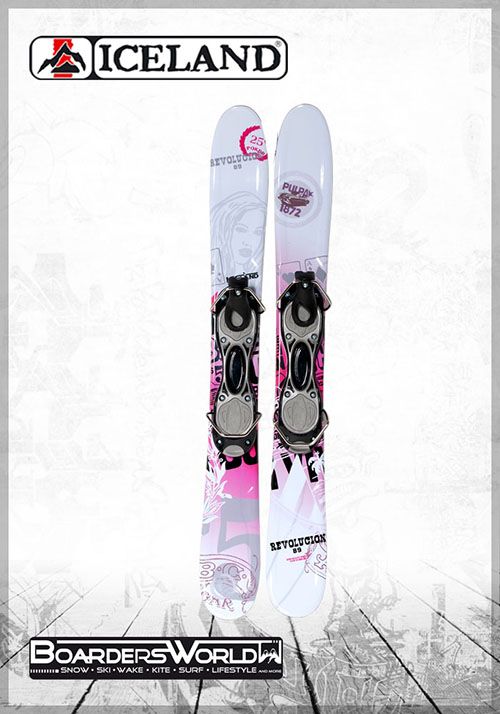 ICELAND Snowblades Funcarver Shortski REVOLUTION 89 cm