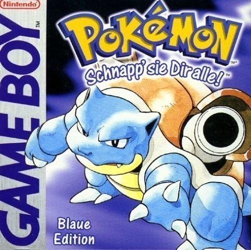 GAMEBOY   POKEMON   BLAUE EDITION (Deutsch) (Modul)   auch f. Color