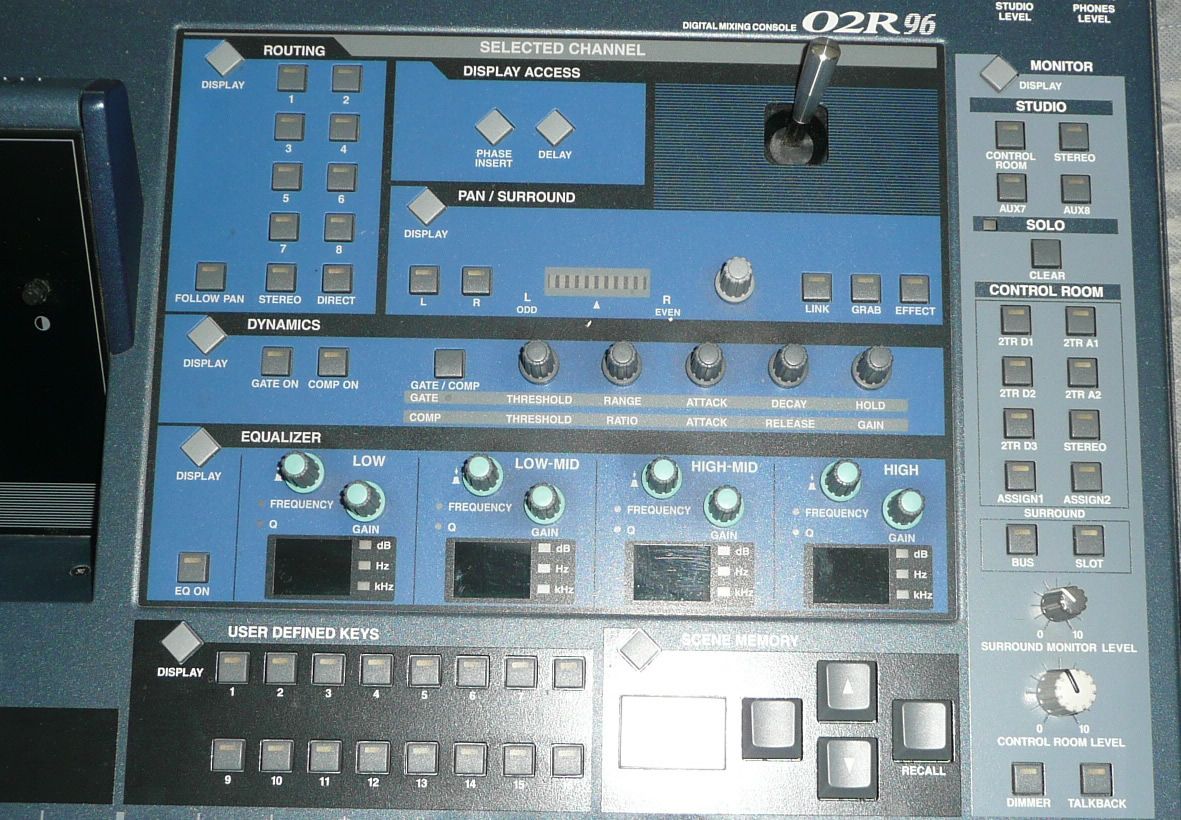 Yamaha 02R96 Mixer Console w/ Meter Bridge O2r96 02R 96