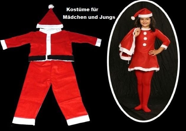 Weihnachtsmann Gr. 104 110 116 122 auswählen neu Weihnachten