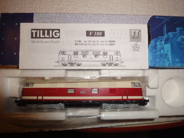 Tillig 02651 BR 118 714 5 gut erhalten mit Beschreibung u OVP seltene