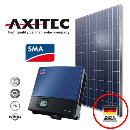 Photovoltaik Anlage 124,6 kWp Preis pro kWp 2438 €