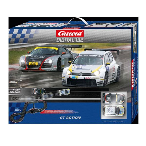 Carrera 30158 Digital 132 GT Action Autorennbahn