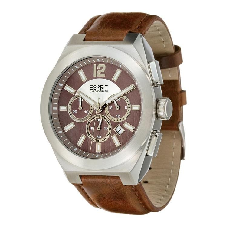 HERREN UHR Herrenuhr Leder Chronograph Pace Brown UVP 129 90 TOP PREIS