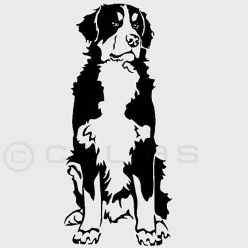 Berner Sennenhund Wandtattoo Hunde Aufkleber Art.129