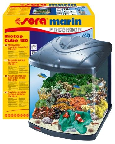 Biotop Cube 130 Liter Meerwasser Komplett Aquarium mit PS 130