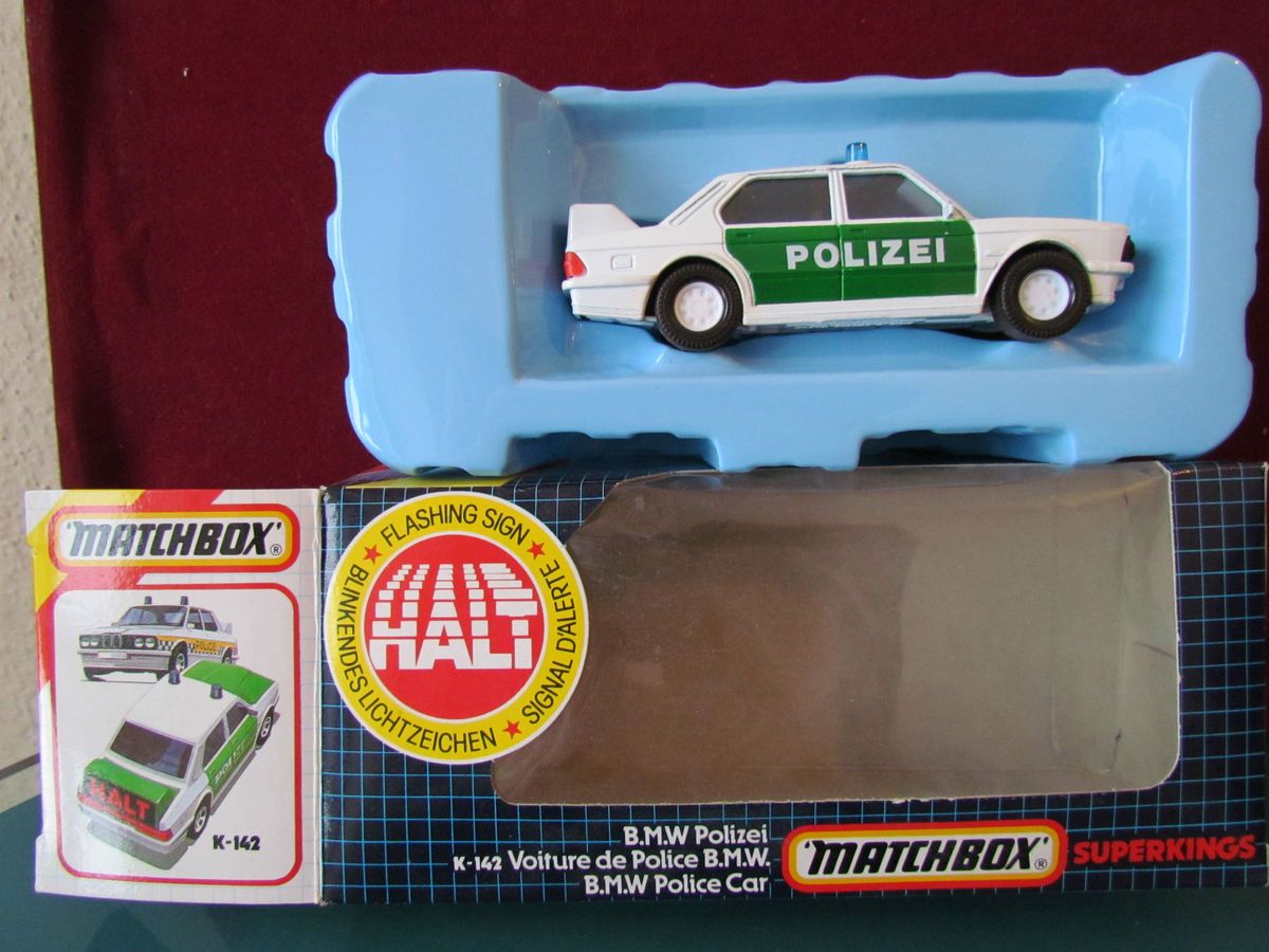 5er POLIZEI MIT FUNKTION MATCHBOX SUPERKINGS K 142 OVP ca. 132