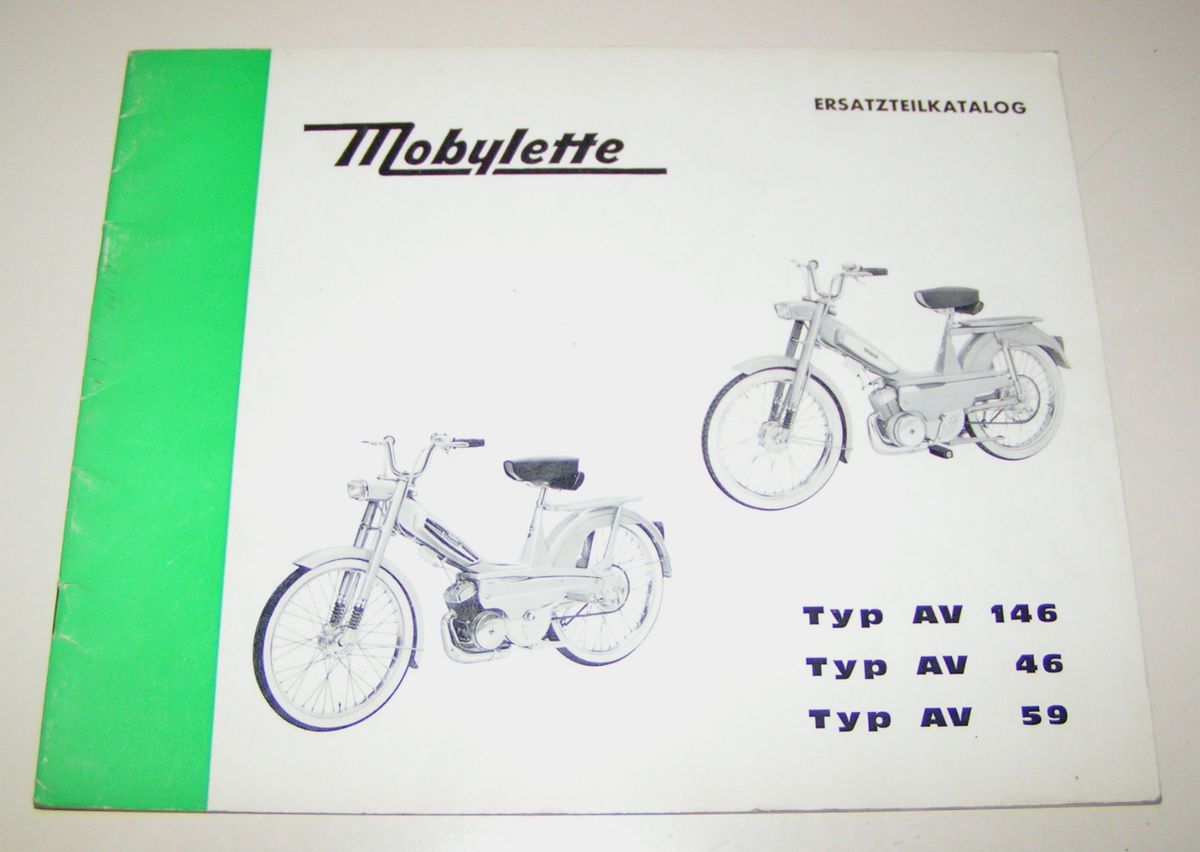 Ersatzteilkatalog Mobylette Typ AV 146 / AV 46 / AV 59   Stand 1969