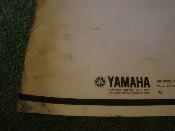 YAMAHA Snow Thrower YS624W(E) 7KE Ersatzteilliste Parts