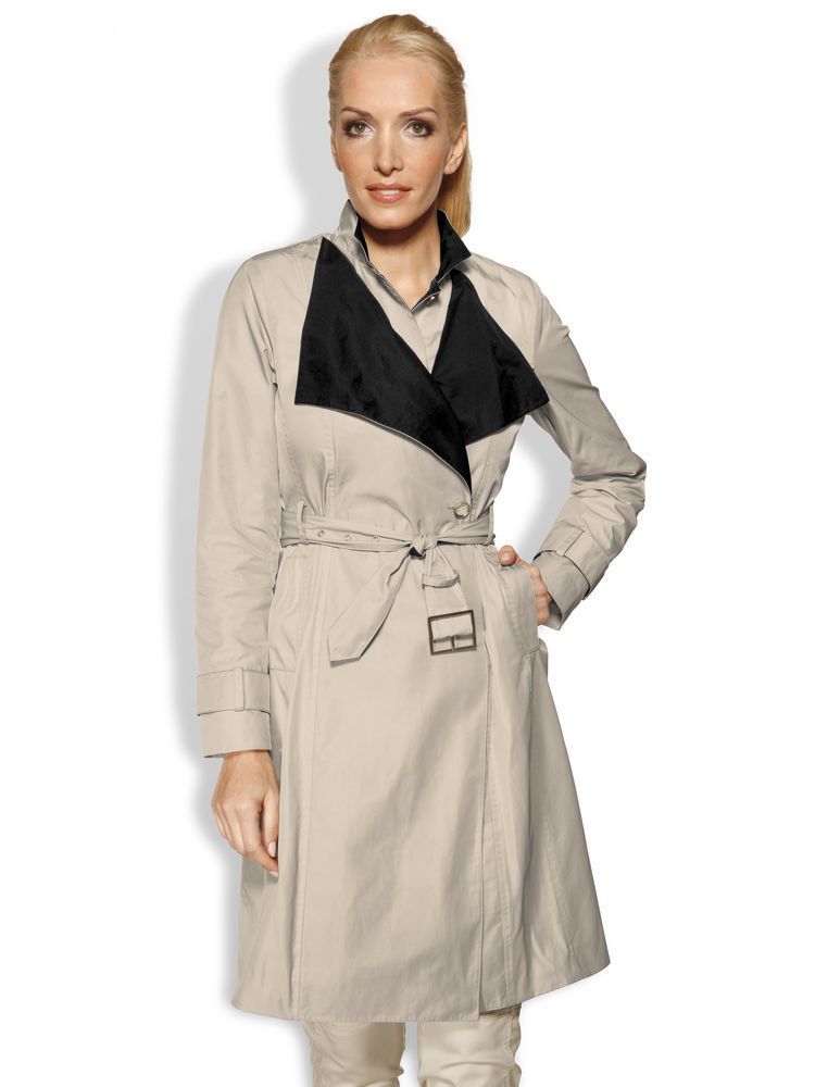 Trenchcoat Heine. Sand. Gr.38. NEU Kp 149,99.