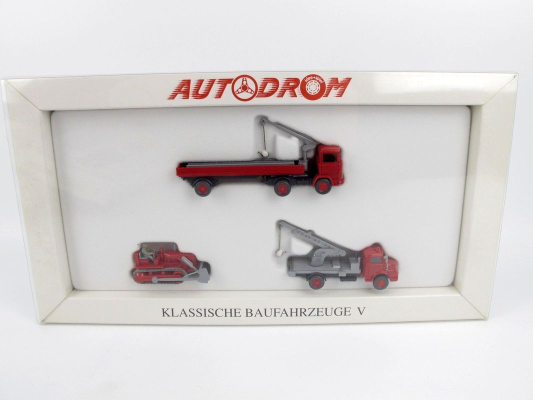 Wiking 990 19 Autodrom Klassische Baufahrzeuge V   NEU+OVP #Cd153