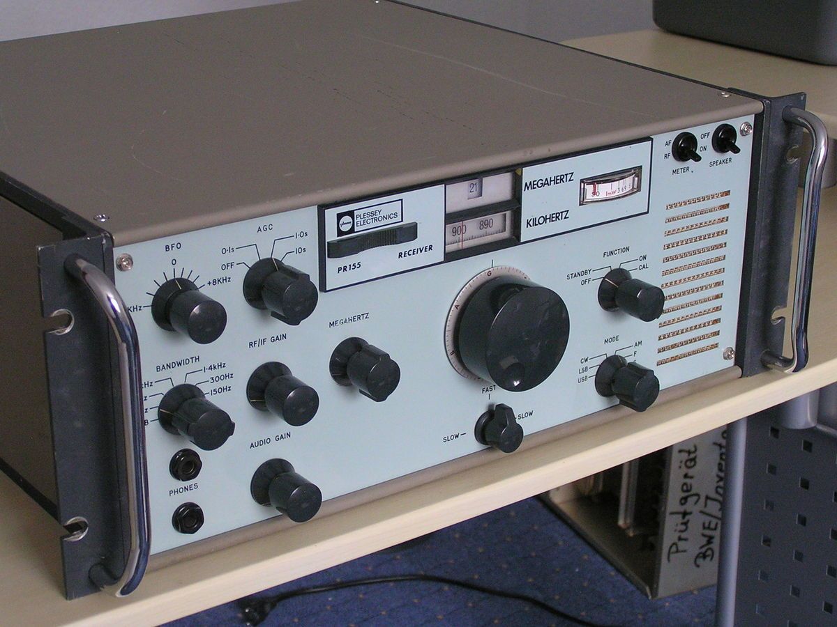 Plessey PR 155 Kurzwellenempfaenger Weltempfaenger Allband Amateurfunk