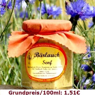 Bärlauchsenf (158ml) Bärlauch Senf