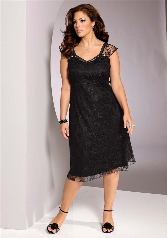 695.166 Spitzen Abendkleid m. Pailleten, schwarz