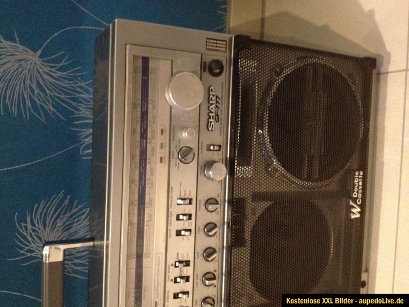 Sharp GF 777 Ghettoblaster , Boombox , Vintage , für Liebhaber und