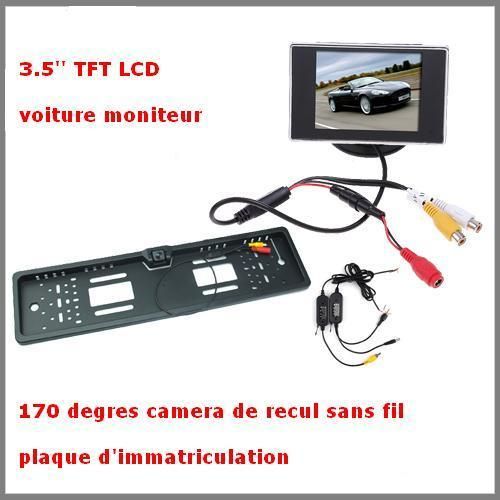 170 ° grand angle CMOS caméra radars de recul plaque d