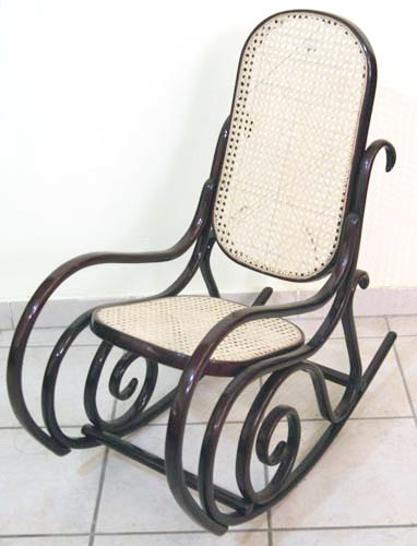 THONET JUGENDSTIL KINDER SCHAUKEL STUHL ART NOUVEAU ROCKING CHAIR