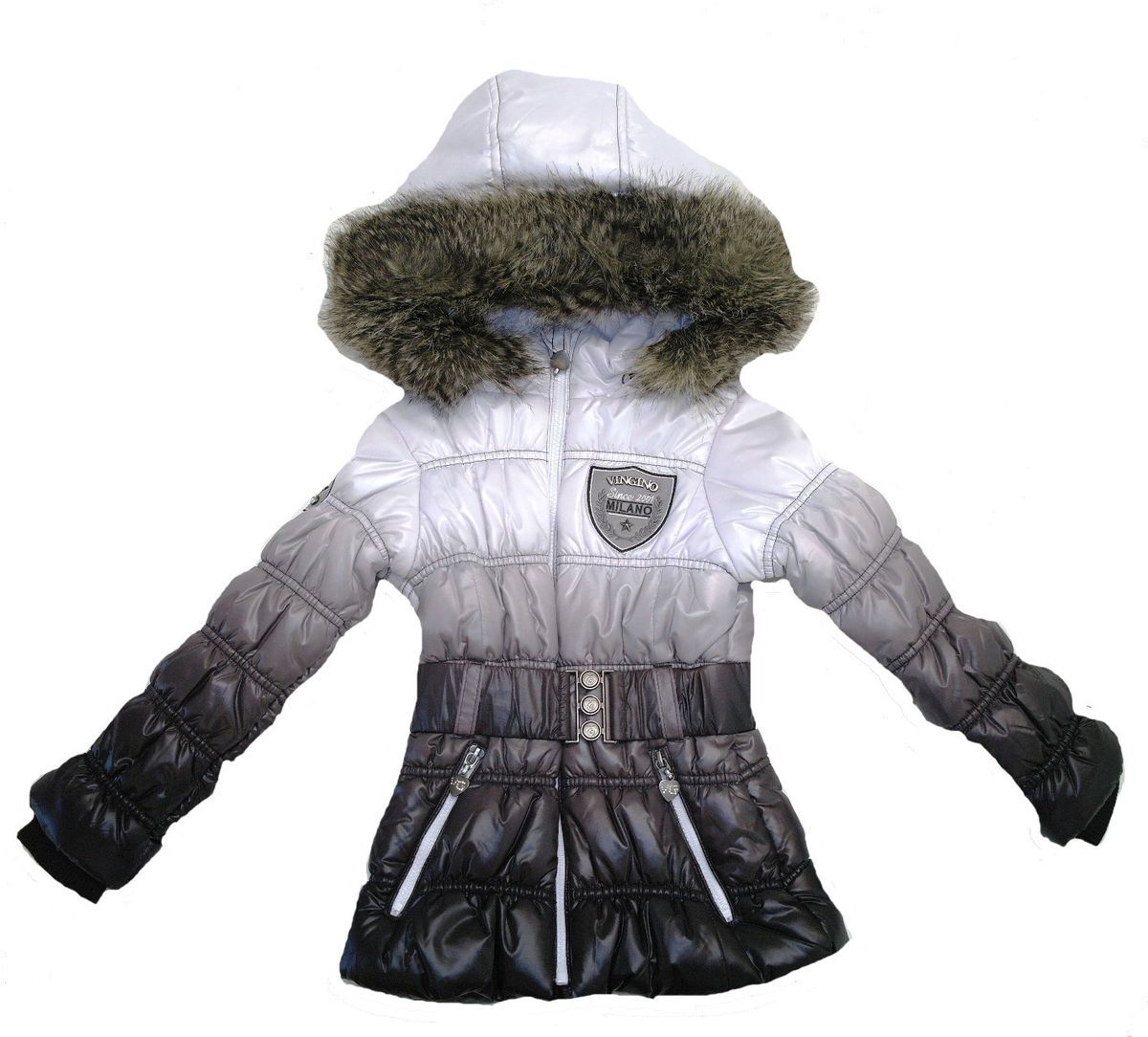 VINGINO, Wintermantel, MIJA, off white, Gr. 116 176, GIRL