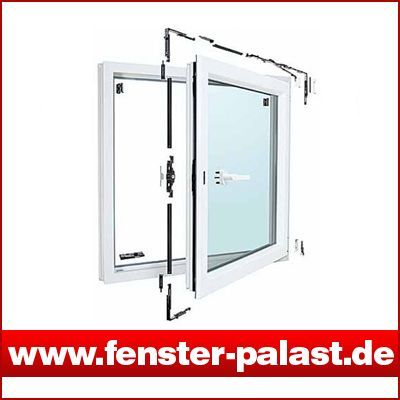 Balkonfenster, Fenster, PVC, 5 Kammer Profil, 176x226