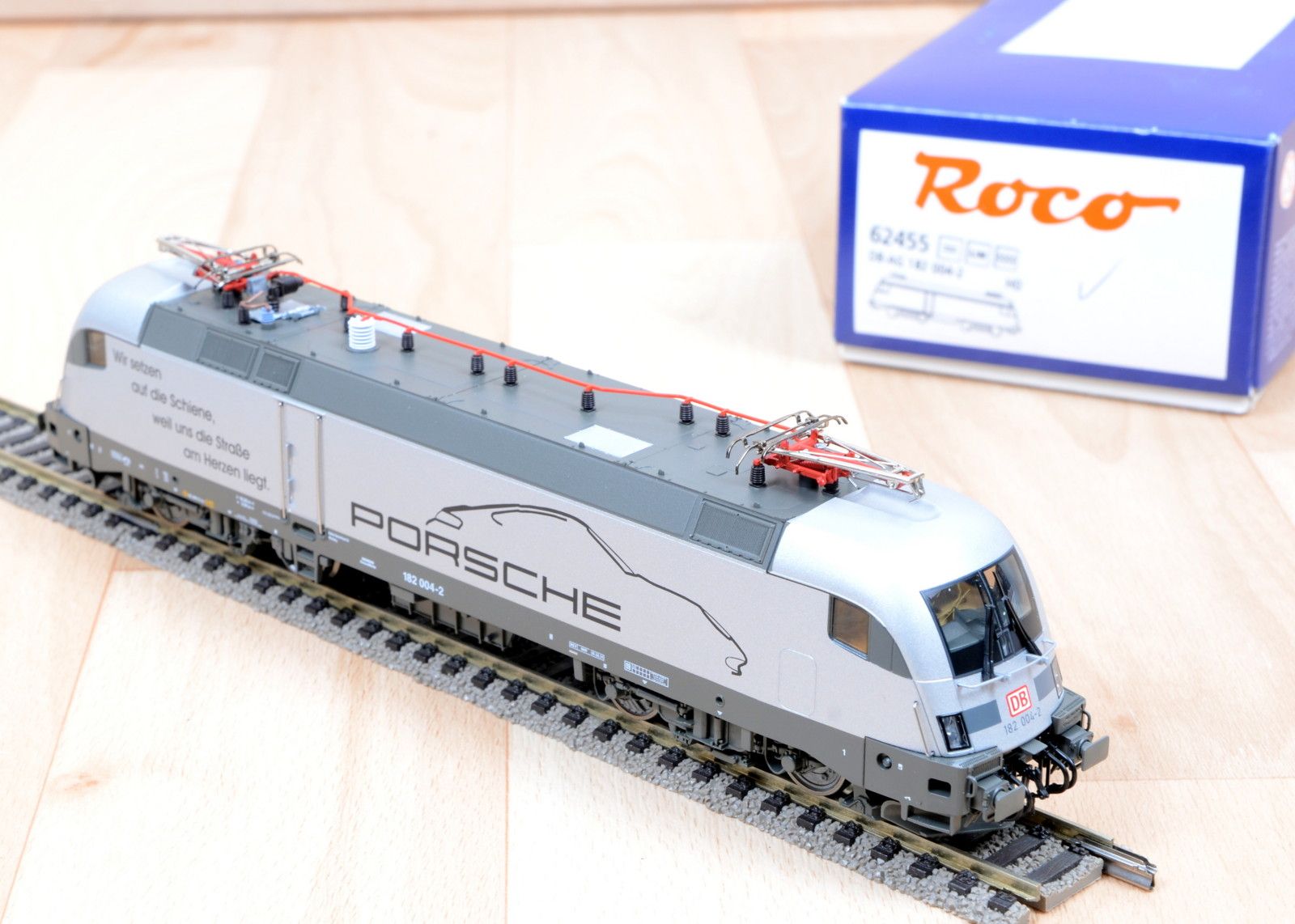 Roco 62455 E Lok Porsche BR 182 / Unbespielt / Dig. Schnittstelle