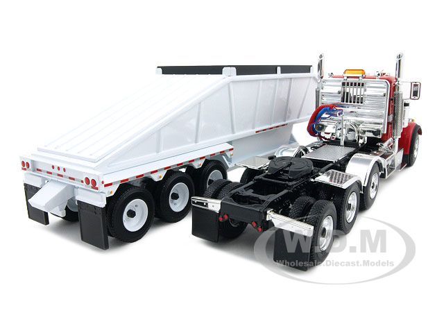 PETERBILT 367 W/BOTTOM DUMP TRAILER 1/50 FIRST GEAR