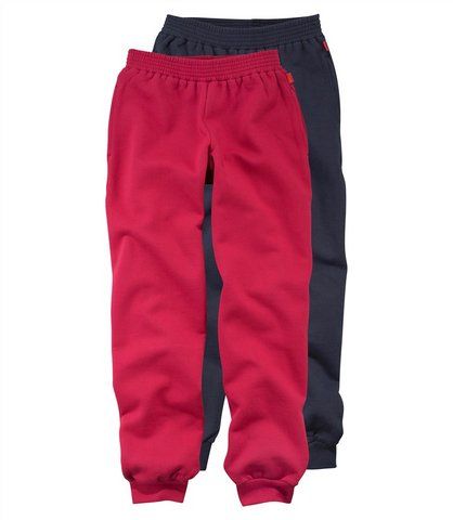 SWEAT HOSE VON CFL 2 STÜCK IN MARINE + ROT GR. 176/182 NEU