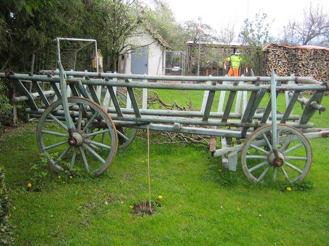 Alter Heuwagen Leiterwagen Bauernwagen Antik