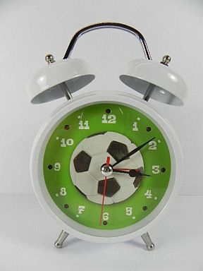 Fußball Wecker,We are the Champioms als Wecklied,18 cm,Football clock