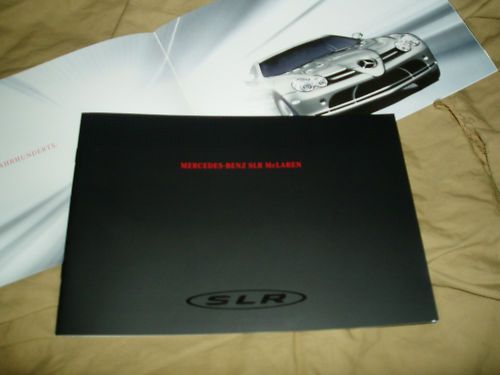 2003 Mercedes Benz SLR Mclaren Coupe Prospekt brochure catalogue (C199