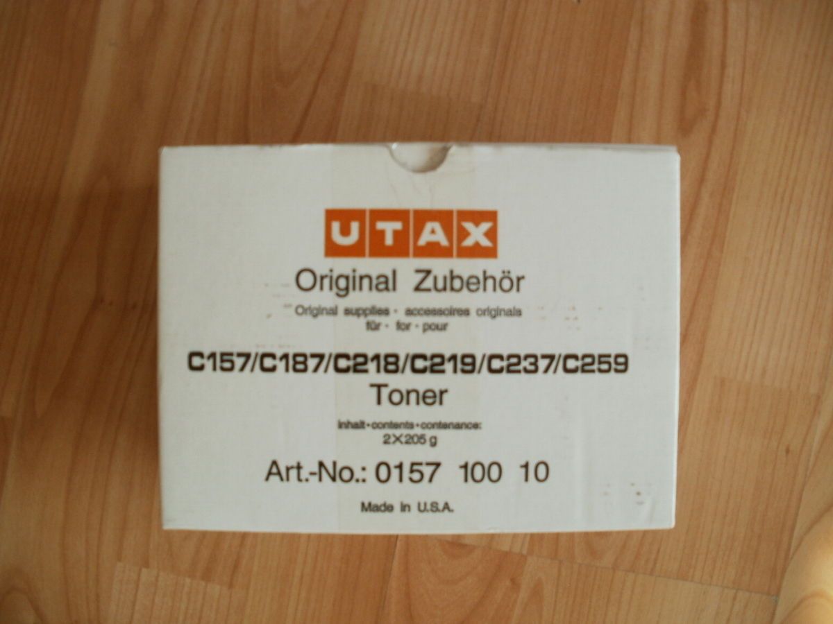 UTAX Toner C157/C187/C218/C219/C237/C259 2x205g