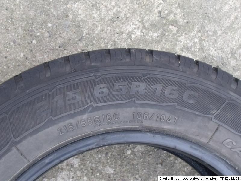 215/65 R16C Sommerreifen Transporter Goodyear Marathon Cargo 7,5mm