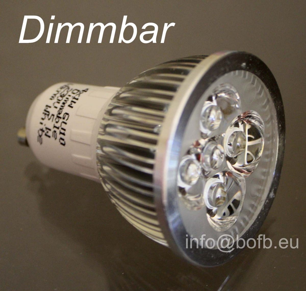 GU10 LED Strahler Leuchtmittel 230V dimmbar Warmweiß/Weiß 5W=35W